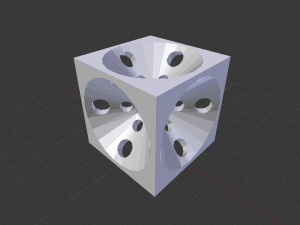 Cube With Holes
